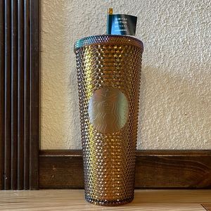💛RARE💛 Starbucks Limited Edition 50th Anniversary studded cold cup.